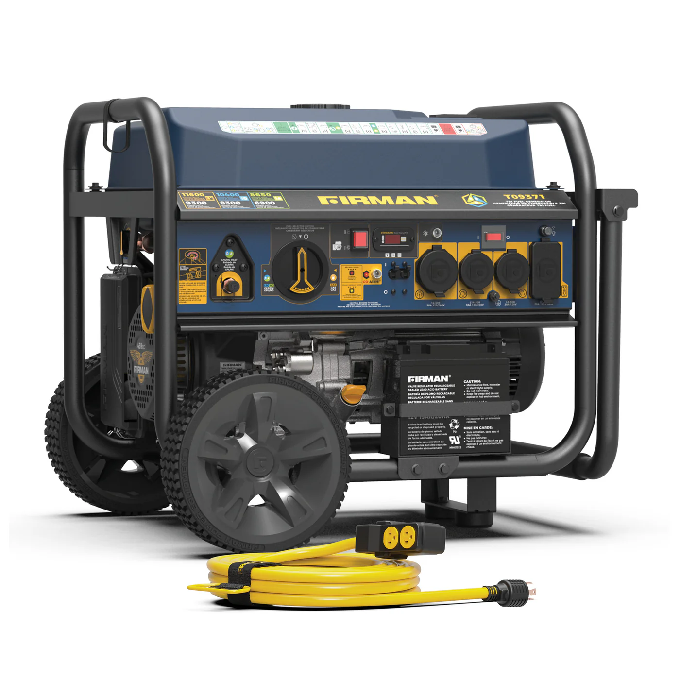 Firman 11600W Tri Fuel Portable Generators. - Image 1