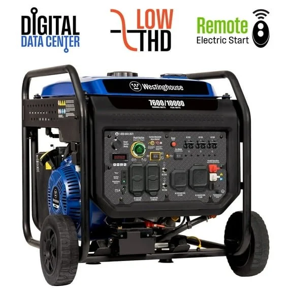 Westinghouse 10,000-Watt Portable Inverter Generators. - Image 1