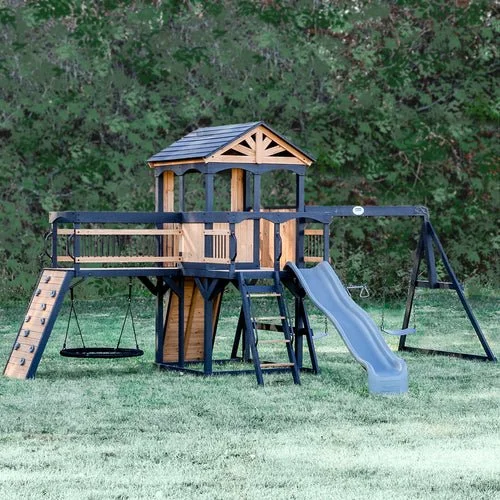 Backyard Discovery Timber Crossing Swing Set - Image 1