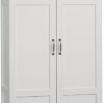 4+ 9 VIDEOS Sauder Select Storage Cabinet/ Pantry cabinets, White finish