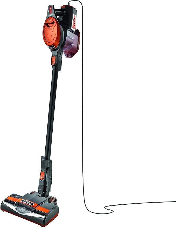 Shark Rocket Ultra-Light Corded Bagless Vacuum for Carpet and Hard Floor Cleaning with Swivel Steering (HV301), Gray/Orange - Image 1