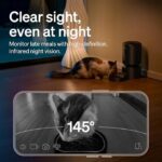 PETLIBRO Automatic Cat Feeder with Camera, 1080P HD Video with Night Vision, 5G WiFi Pet Feeder with 2-Way Audio, Low Food & Blockage Sensor, Motion & Sound Alerts for Cat & Dog Single Tray - Image 3