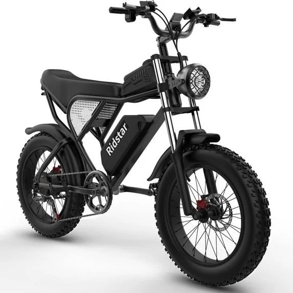 Ridstar Electric Bike for Adults 1500w 33mph,48v 20ah Electrics Bicycle,20″ Fat Tire,7-Speed Mountain Bikes Ul2849 - Image 1