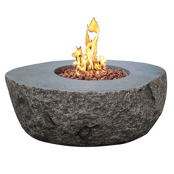 Elementi Boulder Outdoor Fire Pits Tables - Image 1