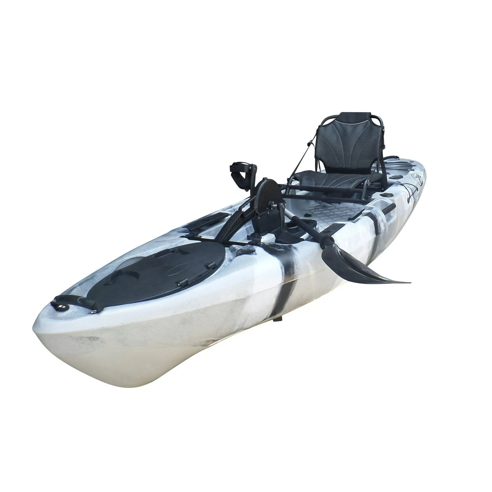 BKC PK11 10.6′ Single Propeller Pedal Drive Fishing Kayaks - Image 1