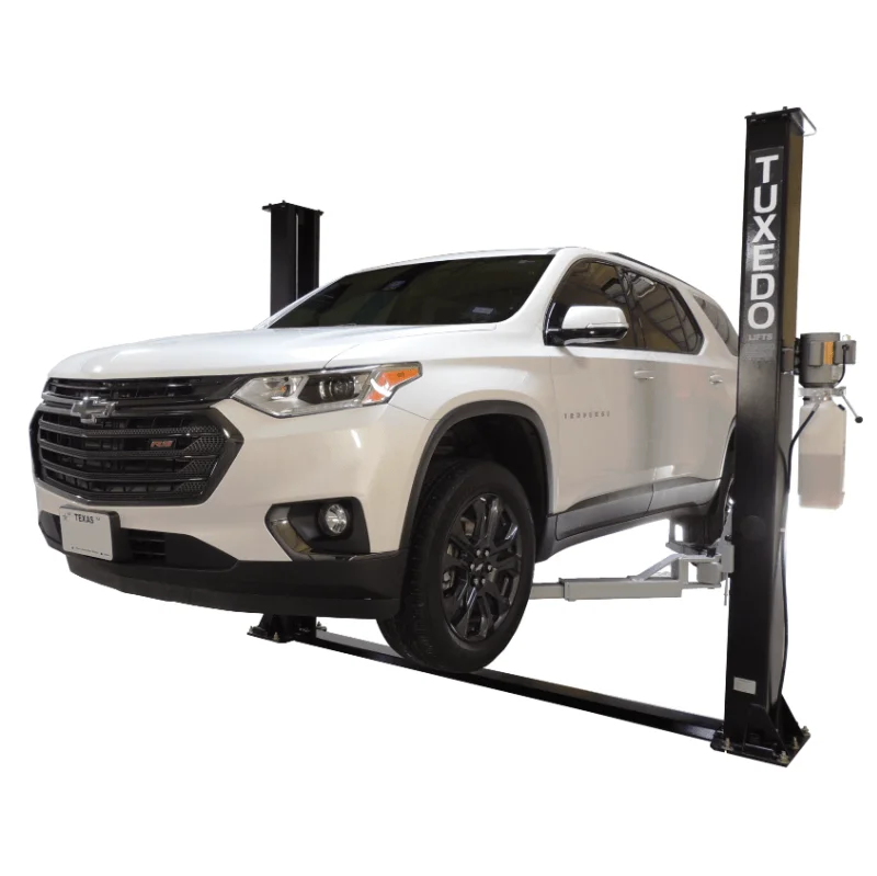 TP9KF TUX 9,000lb 2 Post Cars Lift – Symmetric - Image 1