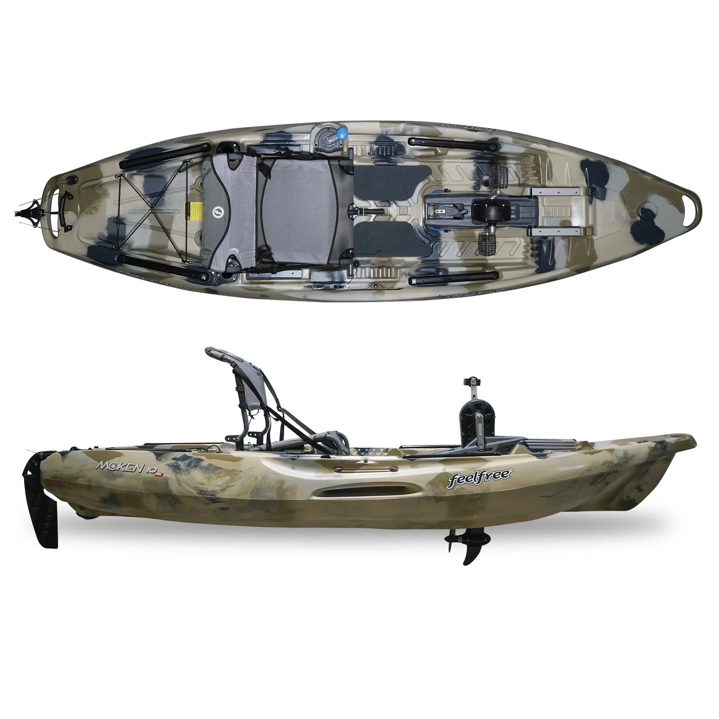 Feelfree Moken 10 PDL Fishing Kayaks - Image 1